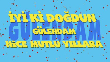 İyi ki doğdun GÜLENDAM - İsme Özel Ankara Havası Doğum Günü Şarkısı (FULL VERSİYON) (REKLAMSIZ)