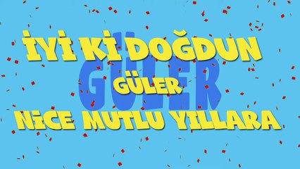 İyi ki doğdun GÜLER - İsme Özel Ankara Havası Doğum Günü Şarkısı (FULL VERSİYON) (REKLAMSIZ)