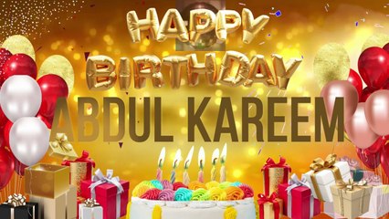 ABDUL KAREEM - Happy Birthday Abdulkareem