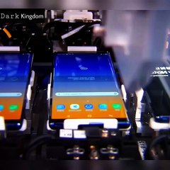 Samsung smartphone manufacturing process.