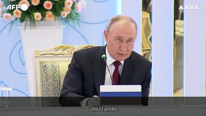 Putin:  "I raid di oggi sull'Ucraina sono una risposta agli Atacms Usa"
