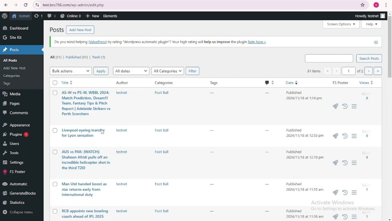 Create a free Insurance AI auto blogging website with free WordPress hosting and domain | How Cash