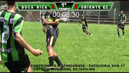20 NOV 2024 - 10:00 HS - CAMPEONATO IPATINGUENSE 2024 - CATEGORIA SUB-17 - BOCA RICA x ORIENTE