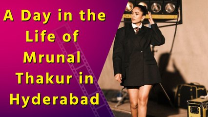 Mrunal Thakur's Hyderabad Diaries: A Glimpse into Her Life