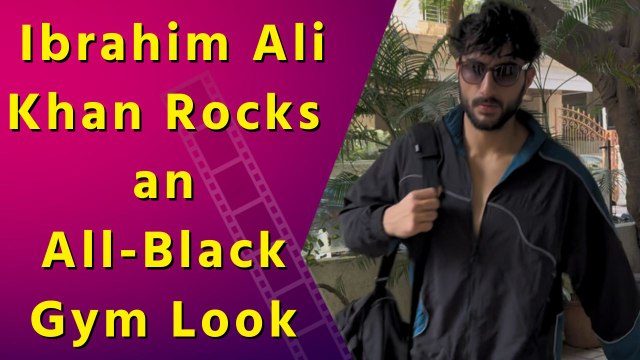 Ibrahim Ali Khan Spotted Post-Gym in Juhu, Looks Fit and Fabulous