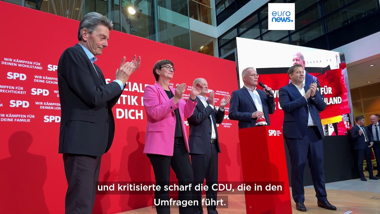 Scholz und SPD starten Wahlkampfoffensive