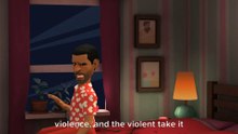 Overcome sinful habit. Christian animation