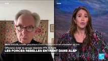 Offensive éclair du groupe HTS et des rebelles en Syrie : Alep, une ville 