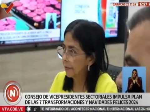 Consejo de vicepresidentes sectoriales evalúan ejecución del Plan de las 7T