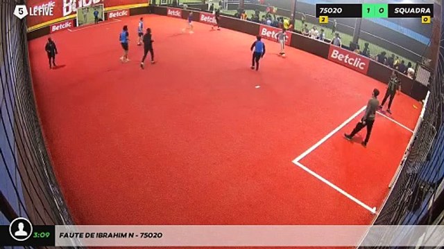 Faute de Ibrahim N - 75020