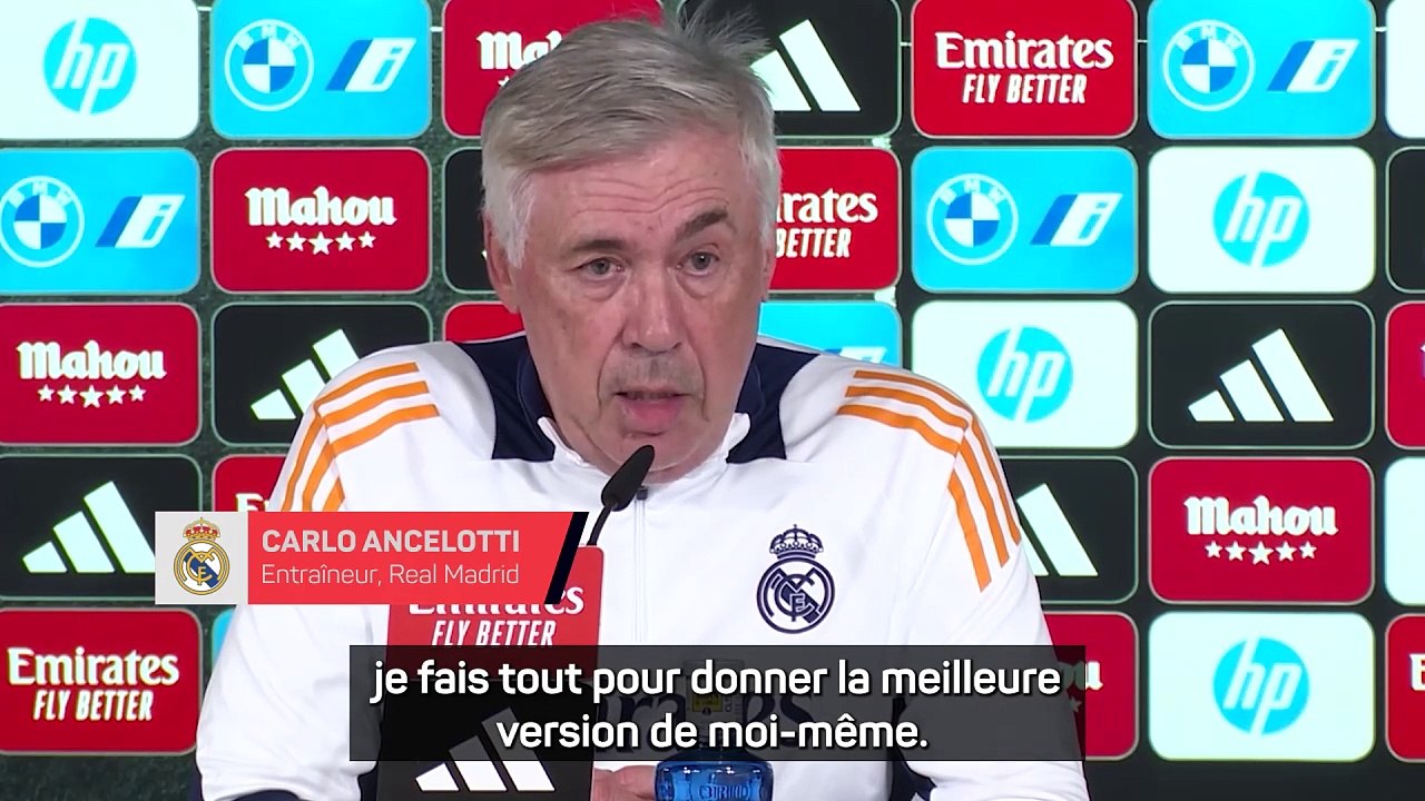 Ancelotti : “Je suis comme Mbappé, je fais tout pour donner le meilleur de moi-même”