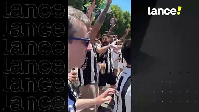 Guerra das torcida - Torcedores do Atlético-MG e Botafogo se provocão nas ruas