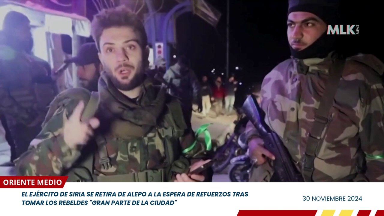 El Ejército de Siria se retira de Alepo a la espera de refuerzos tras tomar los rebeldes "gran parte de la ciudad"