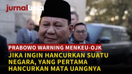 Prabowo Menyebut Menteri Keuangan Sri Mulyani Jenderal Bintang Empat