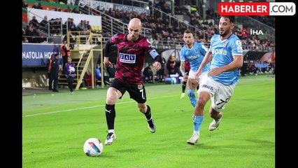 Trendyol Süper Lig'de Alanyaspor ve Trabzonspor Berabere Kaldı