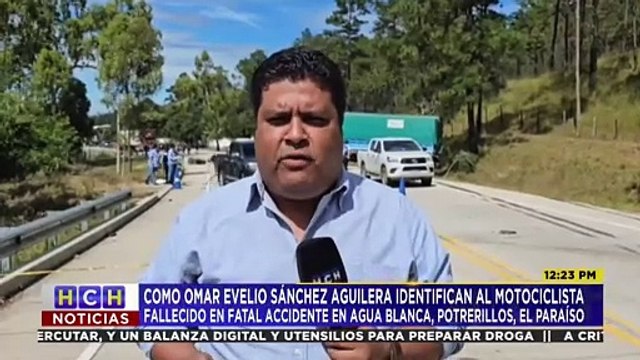 Motociclista pierde la vida tras brutal choque con camión en Potrerillos, El Paraíso