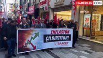 Saadet Partisi'nden Ekonomik Politikalar Protestosu