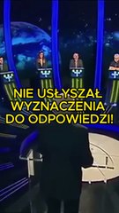 Nie usłyszał wyznaczenia do odpowiedzi ale znał odpowiedź na pytanie