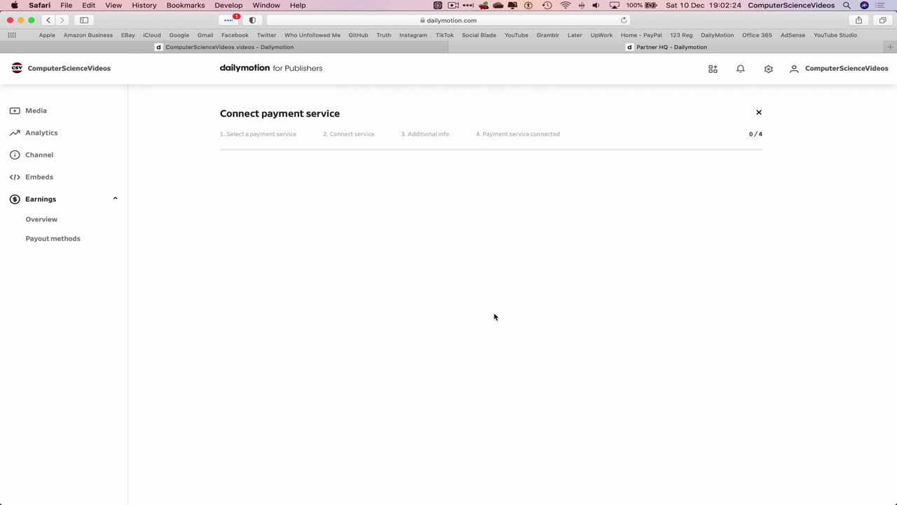 How to CONNECT Your Dailymotion Account With PayPal - Basic Tutorial | New