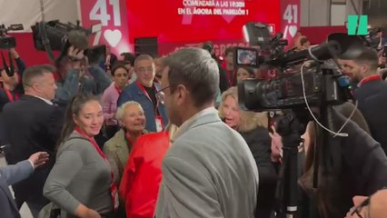 Begoña Gómez llega al Congreso Federal del PSOE