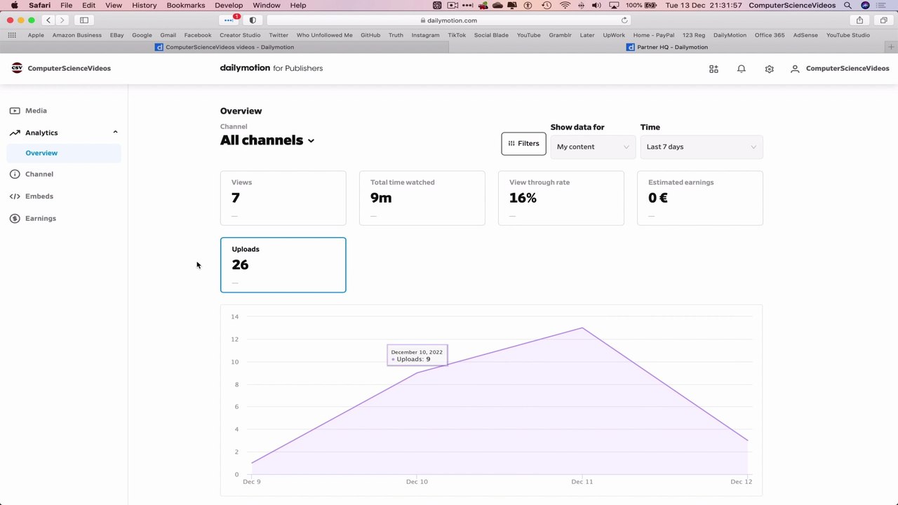 How to VIEW Your Dailymotion Analytics Data - Basic Tutorial | New