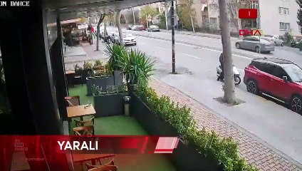 İstanbul Bahçelievler'de motosikletli kuryeler çarpıştı