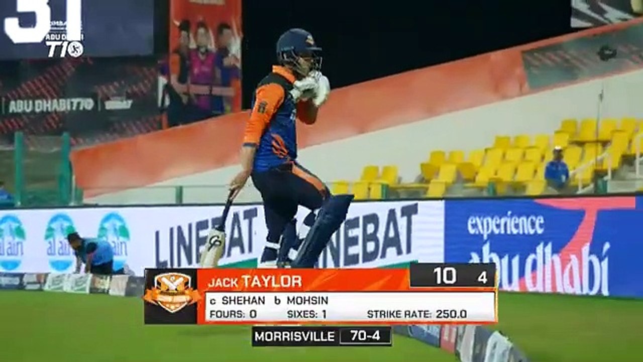 2024 Abu Dhabi T10 I Match 34 Highlights_ Ajman Bolts vs Morrisville Samp Army _ Season 8