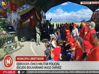 Aragua I Pueblo y cuerpos de seguridad inician ejercicios "Escudo Boliviano Hugo Chávez"
