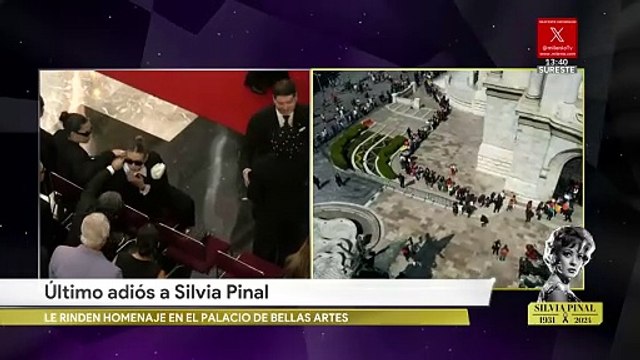Escuadrón de Pedro Infante asiste a despedida de Silvia Pinal; múltiples artistas le dicen adiós