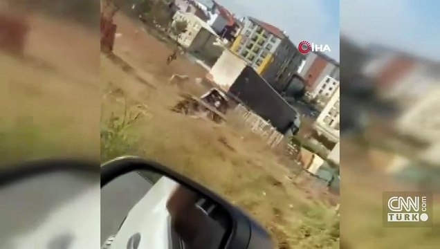 Silivri'de faciadan dönülen kaza: Park halindeki TIR binaya böyle çarptı!