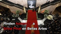 Música y aplausos llenaron el Palacio de Bellas Artes para despedir a Silvia Pinal