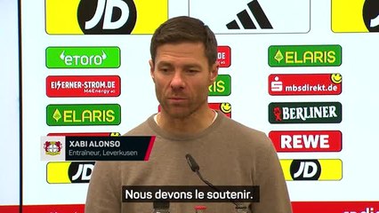 Leverkusen - Xabi Alonso : "Wirtz a compris pourquoi il avait débuté sur le banc"