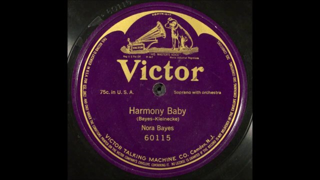 Harmony Baby - Nora Bayes (1914)