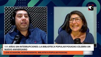 111 años sin interrupciones la Biblioteca Popular Posadas celebra un nuevo aniversario