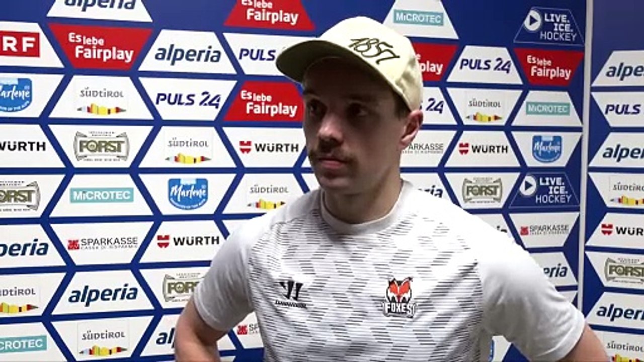 Sam Harvey (HCB) nach dem Sieg gegen Graz