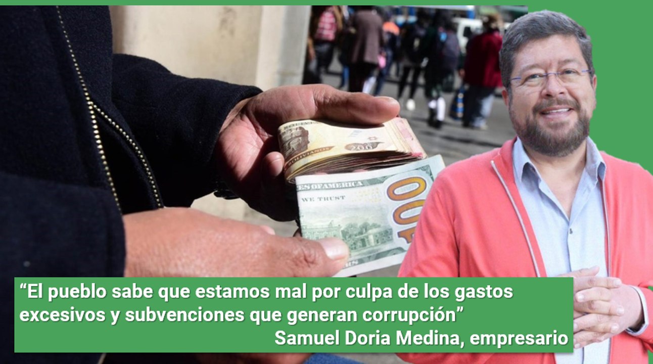 Samuel Doria Medina plantea soluciones económicas para salir de la crisis