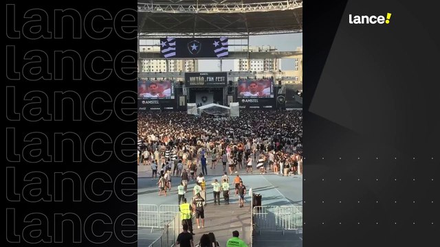 Reações da torcida do Botafogo no Nilton Santos durante a final da Libertadores