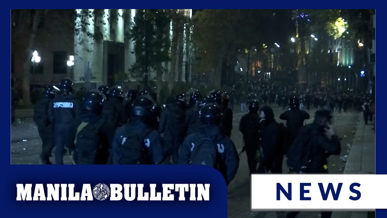 Police disperse rally in front of Georgian Parliament in Tbilisi