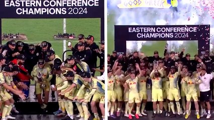 MLS: NY Red Bulls es el nuevo campeón de la Conferencia Este y así lo festeja