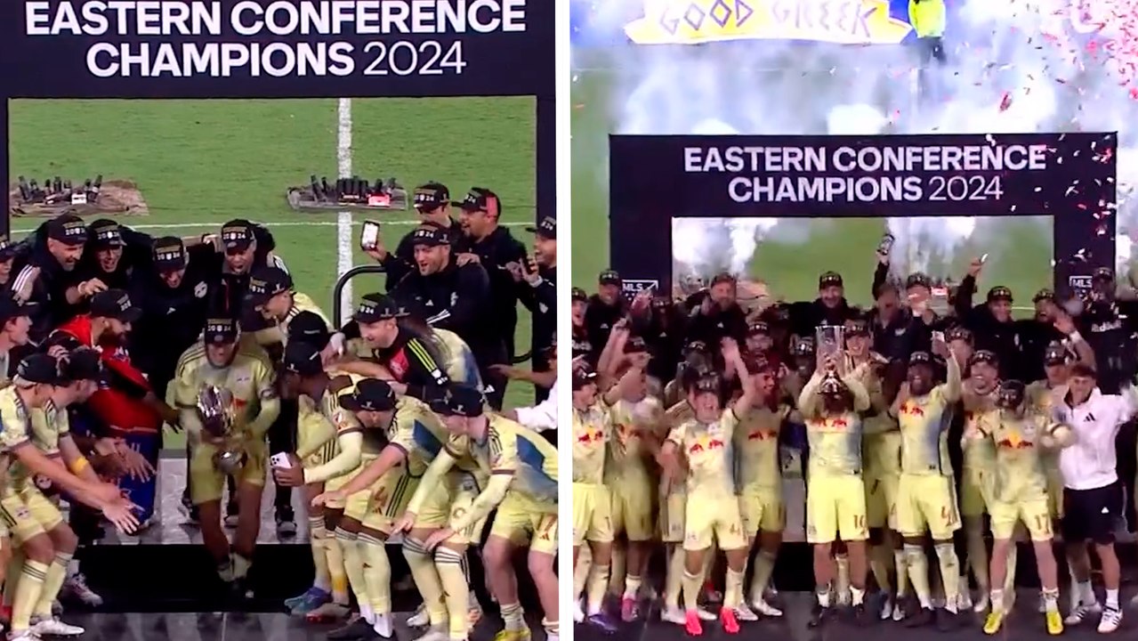 MLS: NY Red Bulls es el nuevo campeón de la Conferencia Este y así lo festeja