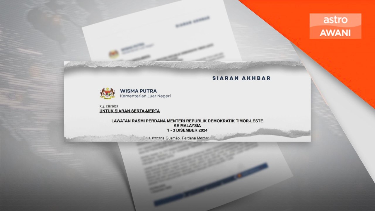 Lawatan kerja: PM Timor-Leste lakukan lawatan rasmi tiga hari ke Malaysia mulai 1 Disember