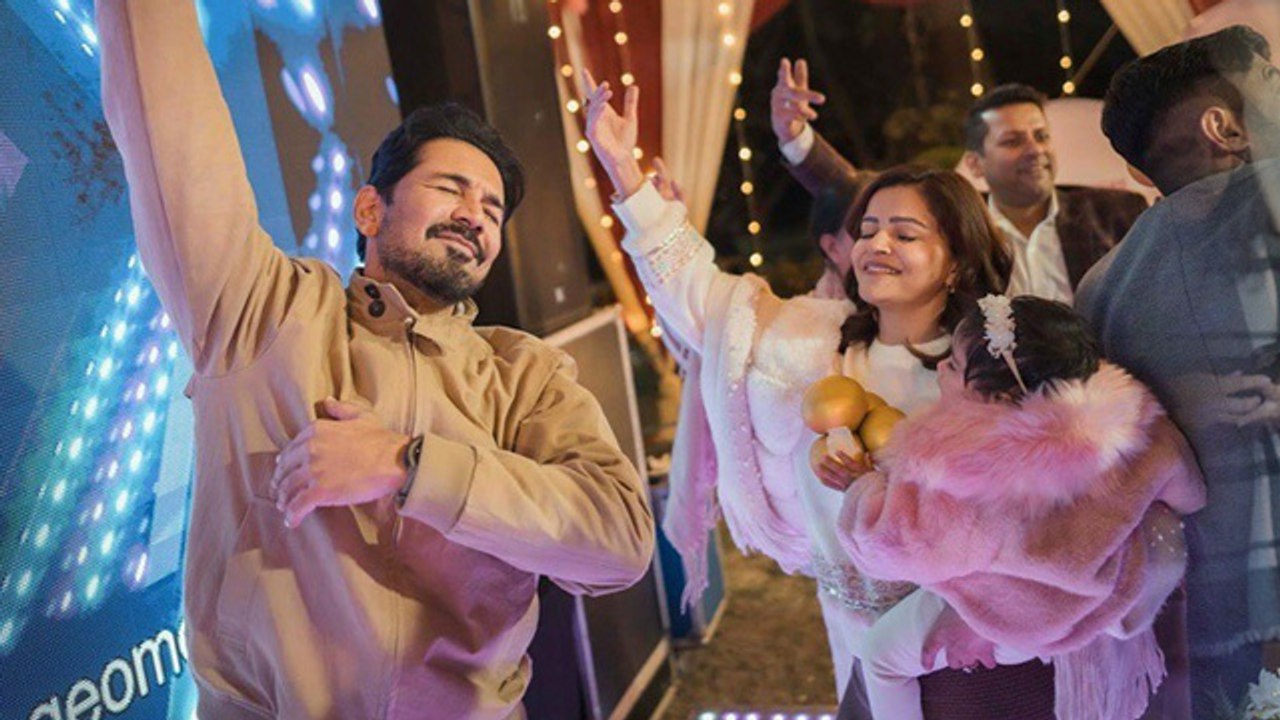 Rubina Dilaik Abhinav Shukla Twin Daughters First Birthday Party Cake Cutting, Inside Video...