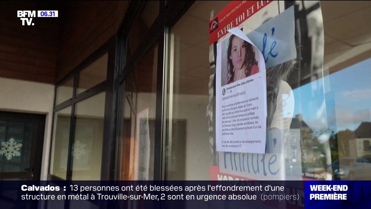 Dispute, recherches...Le point sur la disparation de Morgane, 13 ans, dans les Côtes-d'Armor
