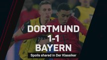 Dortmund and Bayern share spoils in Der Klassiker draw - Data Review