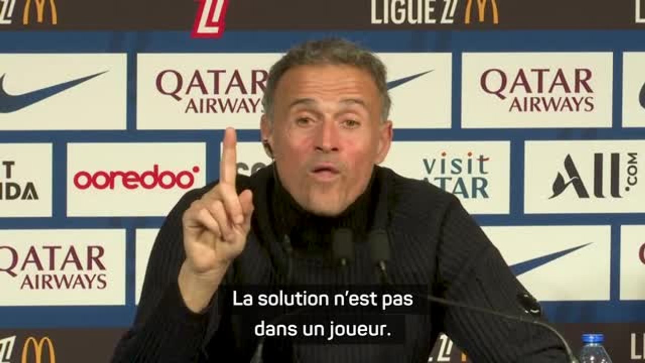 PSG - Enrique tacle ceux qui voyaient en Ramos la solution : “Ce n'est pas qu'un seul joueur, c’est collectif”