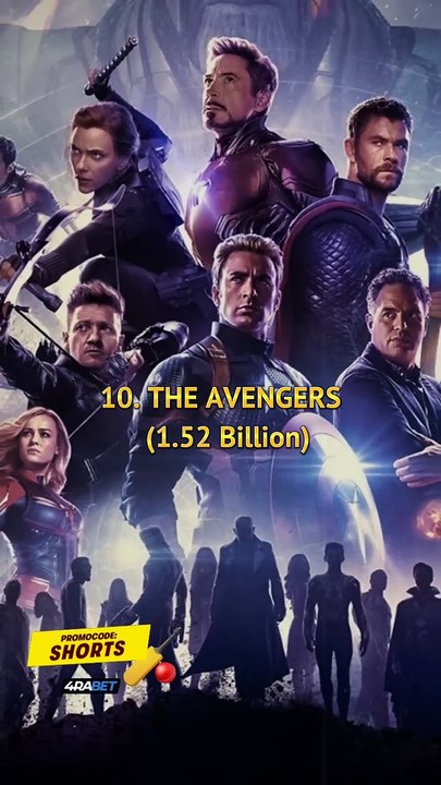 Top 10 Highest Grossing Movies In The World 🌍🤩 shorts movies
