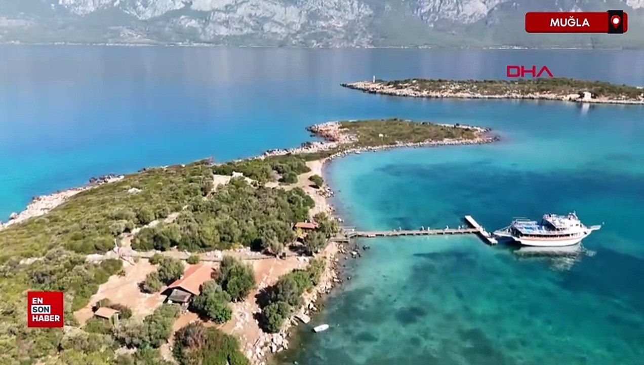 Muğla'da koruma altında olan ünlü Sedir Adası h...