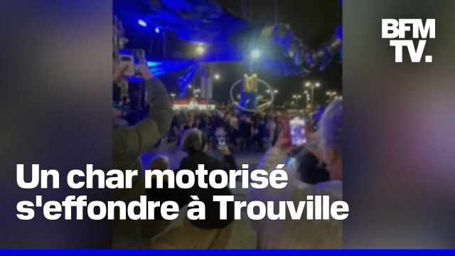 Trouville-sur-Mer: 13 personnes ont été blessées après l'effondrement d'un char de Noël