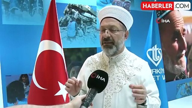 Diyanet İşleri Başkanı Erbaş: Türkiye, Gazze'nin Yeniden İnşasında Önderlik Yapacak