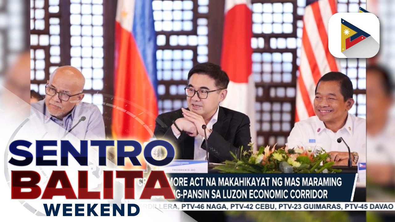 Potensyal ng CREATE MORE law na makahikayat ng investors, tinalakay sa Luzon Economic Corridor meeting kasama ang US at Japan